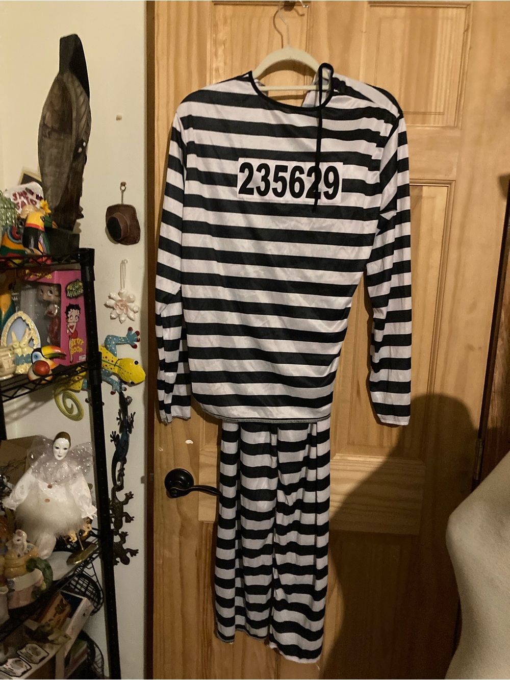 Fun Costumes striped prisoner women's cosplay - Picture 4 of 6